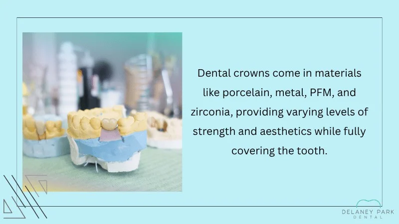 Types of Crowns Porcelain, Metal, Zirconia, and Ceramic
